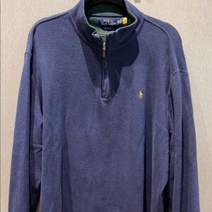 Polo Ralph Lauren Navy Quarter-Zip Pullover